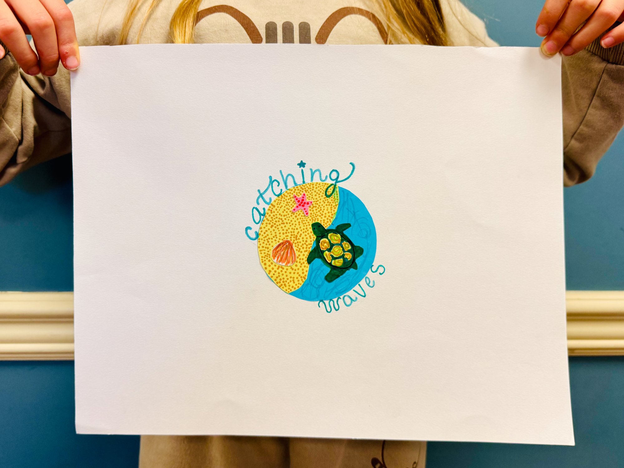 Catching Waves logo — vacation clothing brand