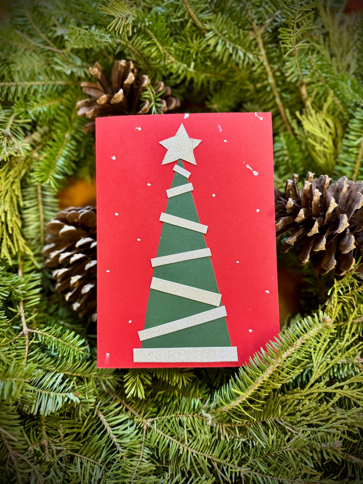 Holiday card made by student